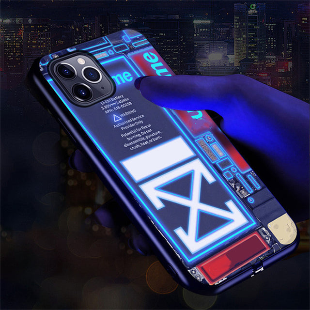 Smart LED Light Music Phone Case for iPhone Models