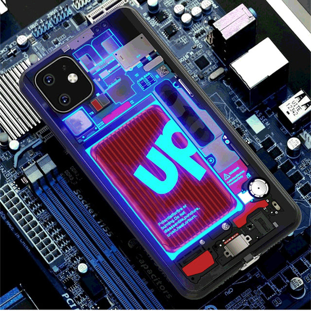Smart LED Light Music Phone Case for iPhone Models