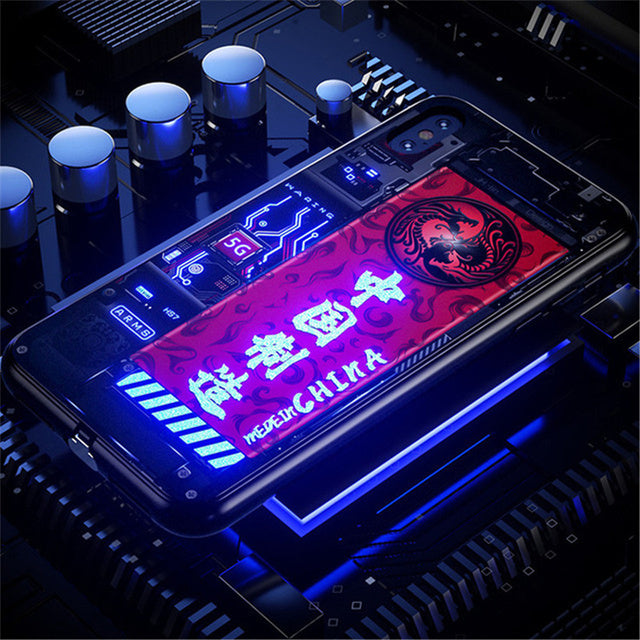Smart LED Light Music Phone Case for iPhone Models