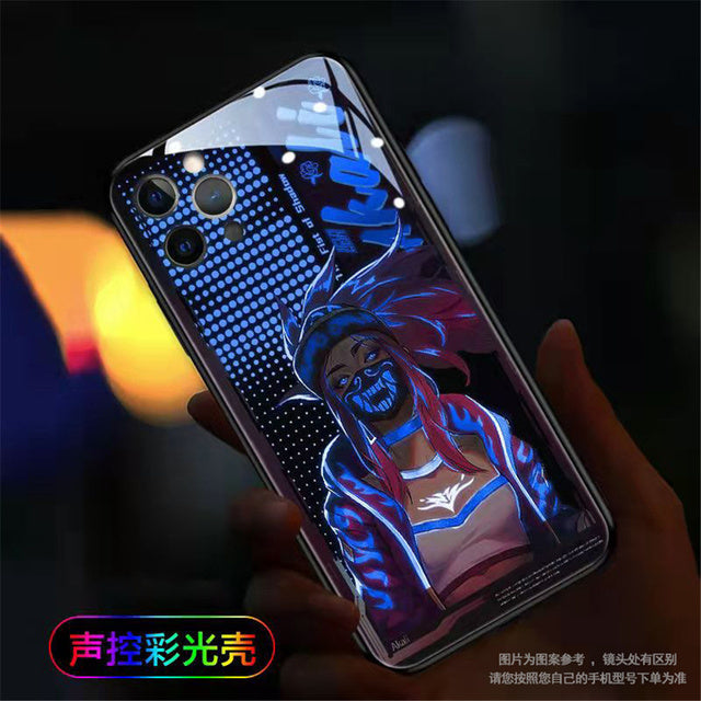 Smart LED Light Music Phone Case for iPhone Models