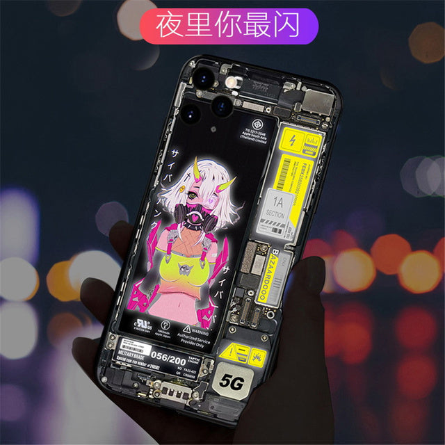 Smart LED Light Music Phone Case for iPhone Models