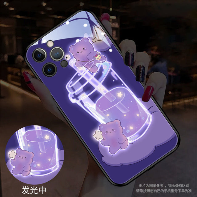 Smart LED Light Music Phone Case for iPhone Models