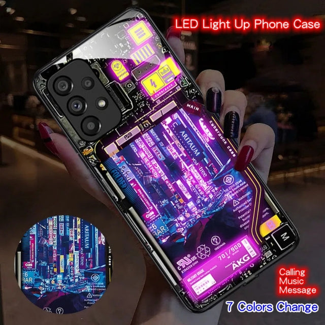 Smart LED Light Music Phone Case for iPhone Models